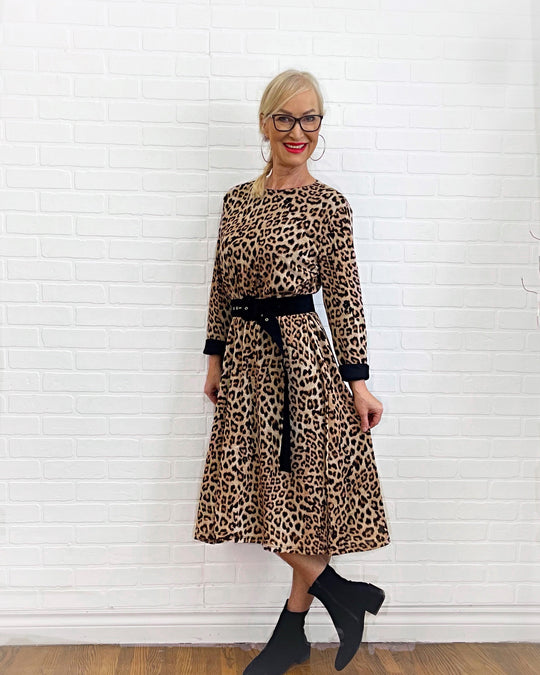 Charlotte  Leopard Dress
