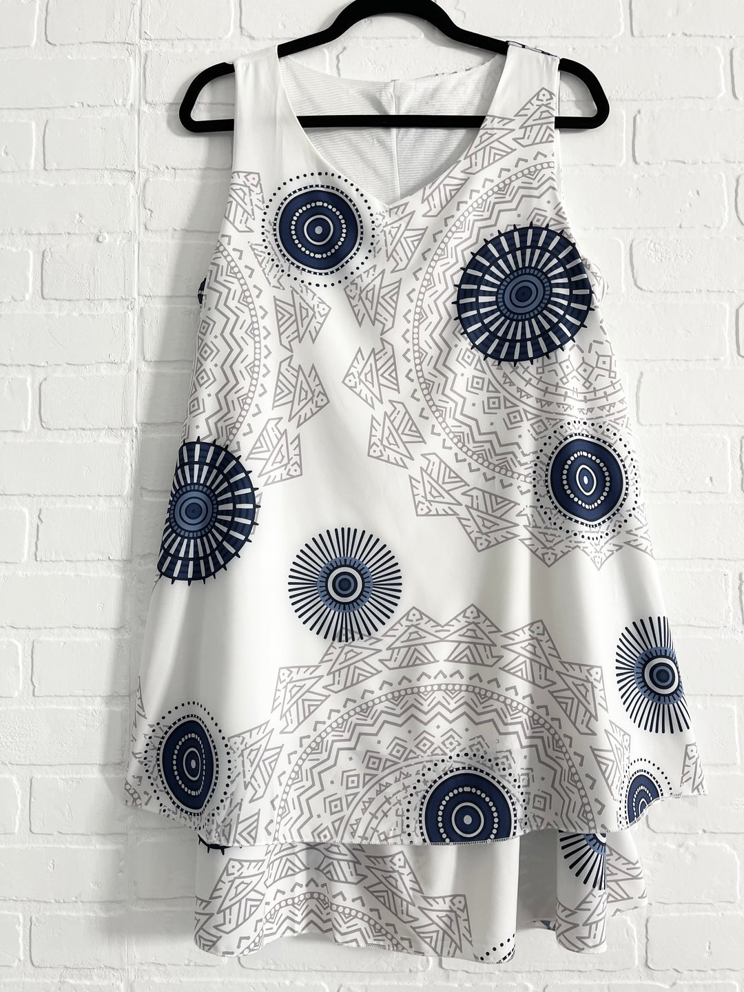 Geometric Mandala Tunic Dress