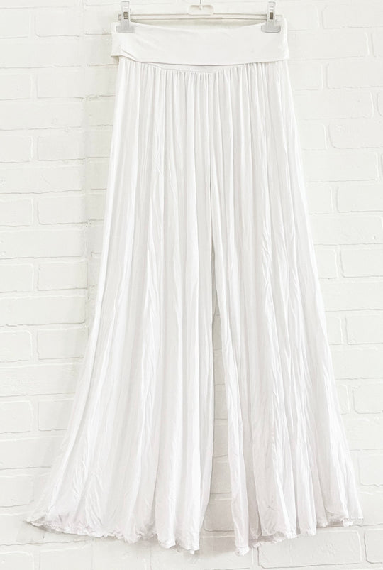 Crinkled Palazzo Pants