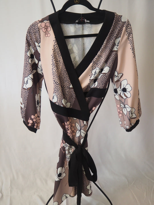Floral Wrap Dress
