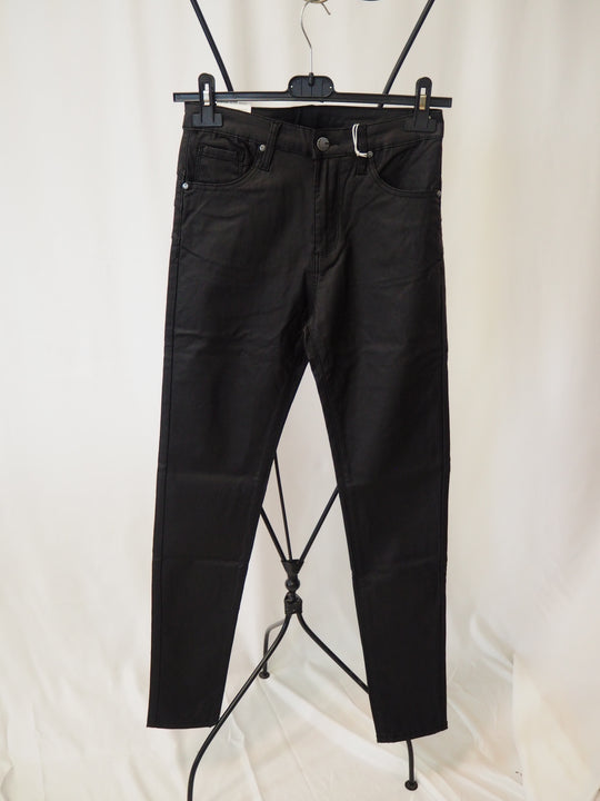 Jean taille haute noir