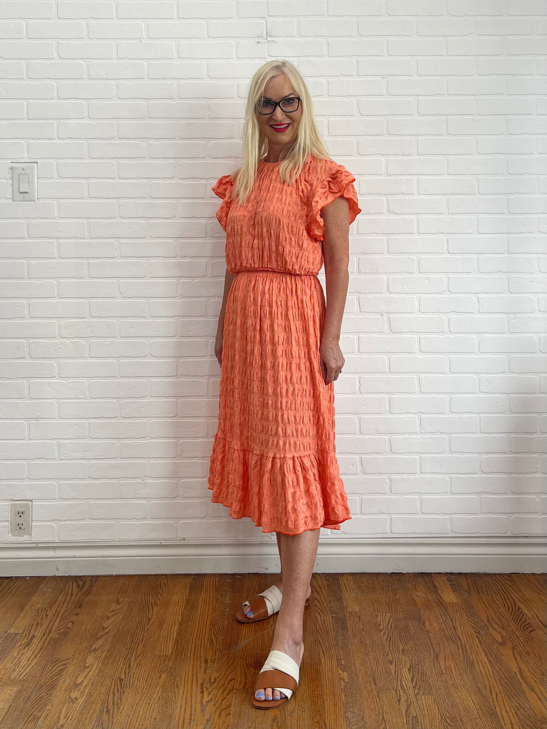 Venice Coral Dress