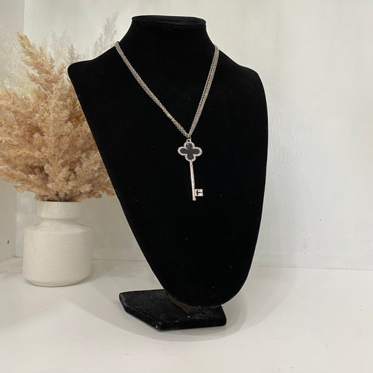 Collier clé en argent