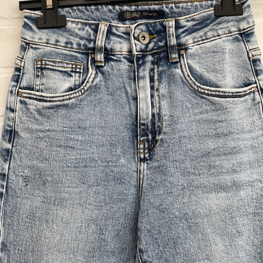 Toxik acid wash jeans
