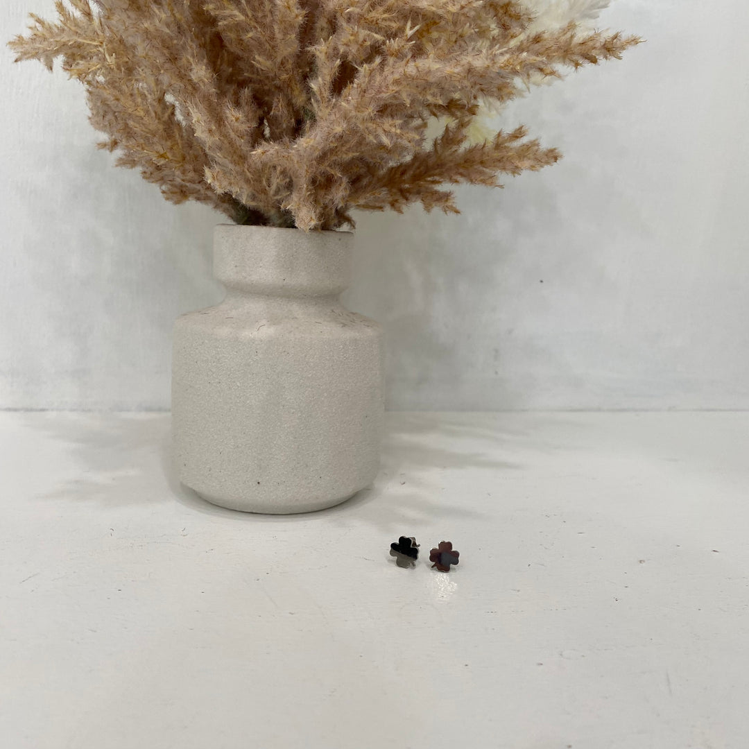 Silver Leaf Stud Earring