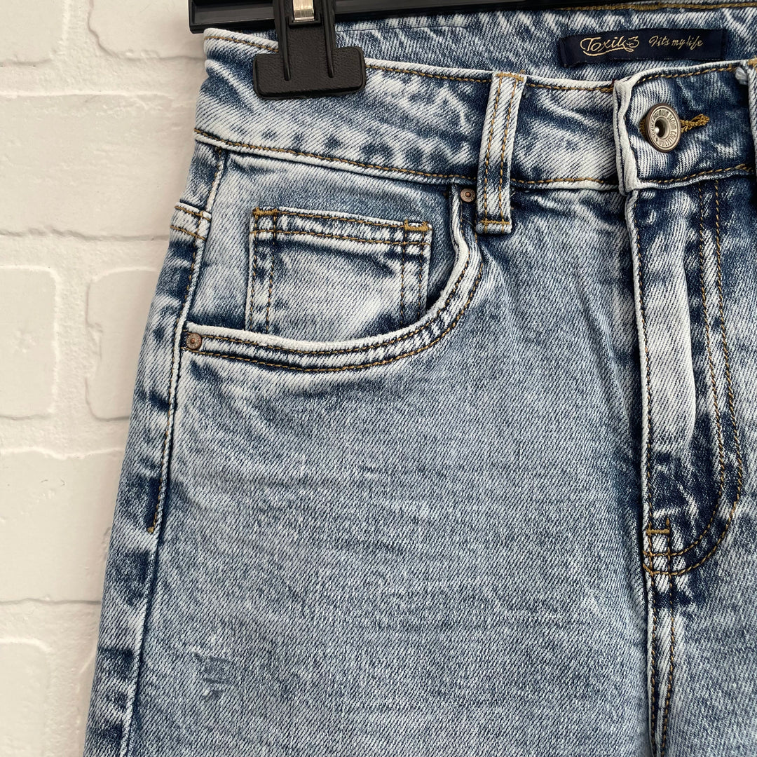 Toxik acid wash jeans