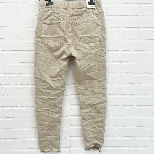 Itaimaska Raw Hem Joggers