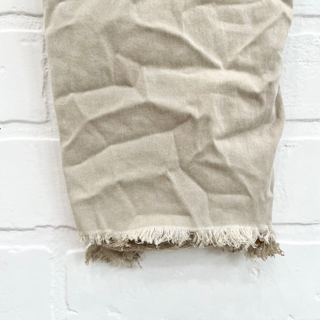 Itaimaska Raw Hem Joggers