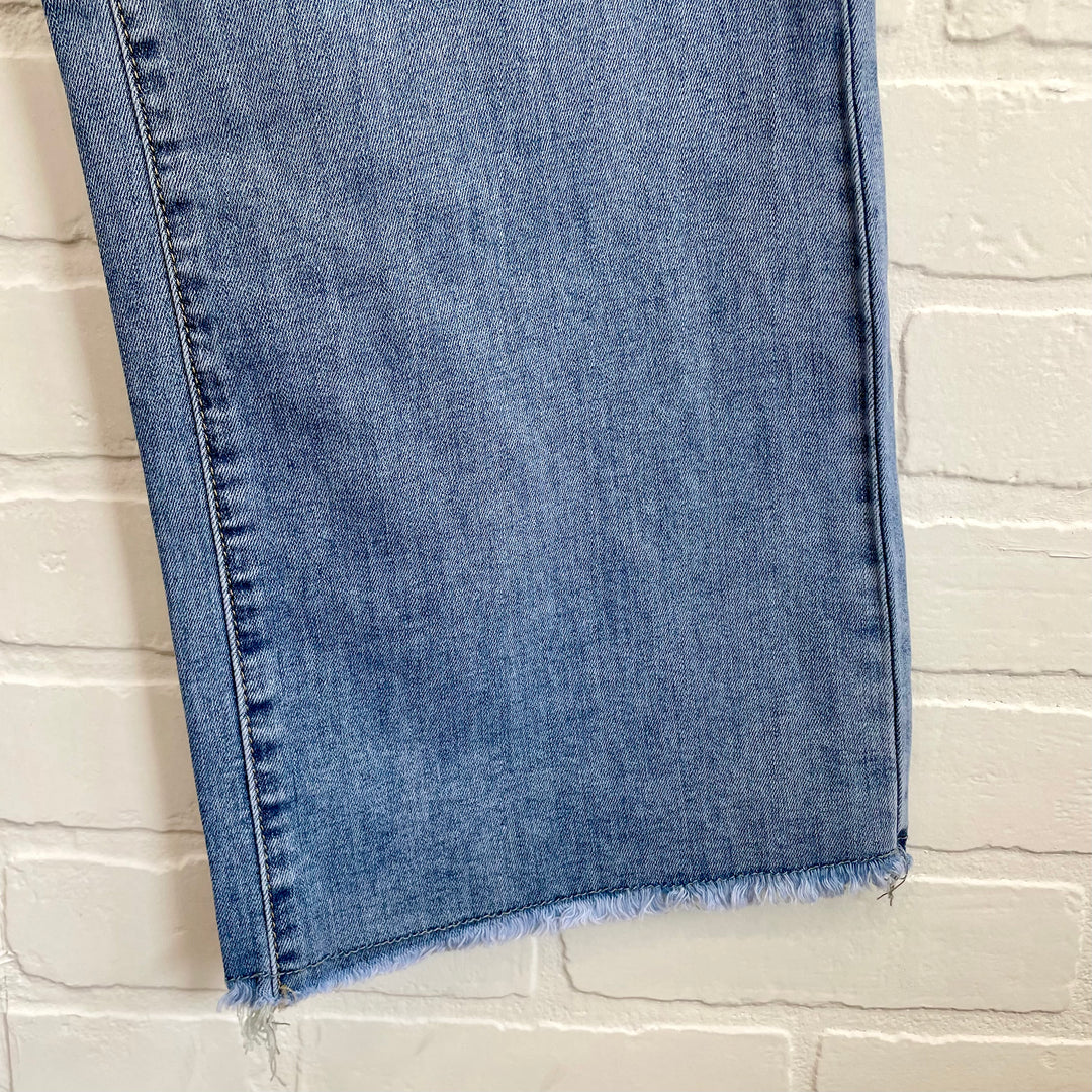 Tina Wide Jeans (fringed)