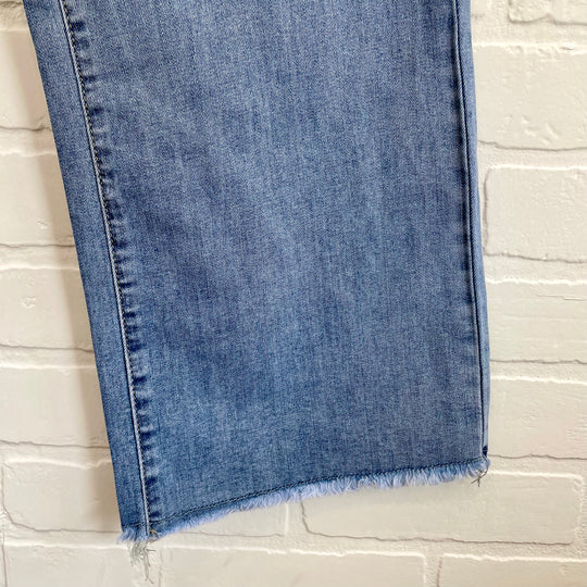 Tina Wide Jeans (fringed)