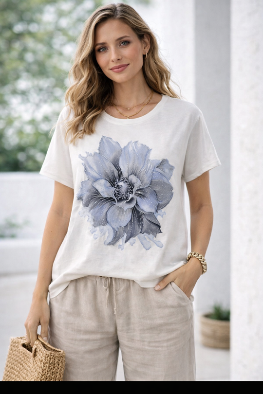 Agapi Bloom Graphic Tee
