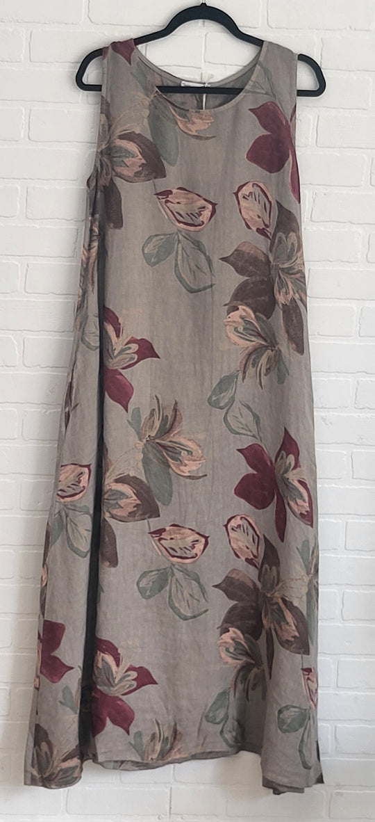Florentina Bloom Linen Dress