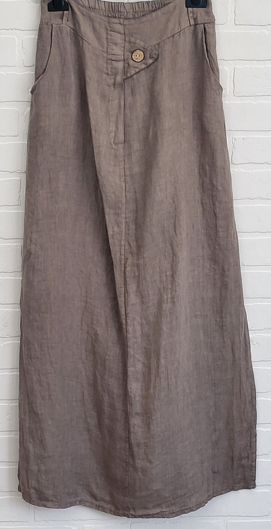 Linen Pencil Skirt