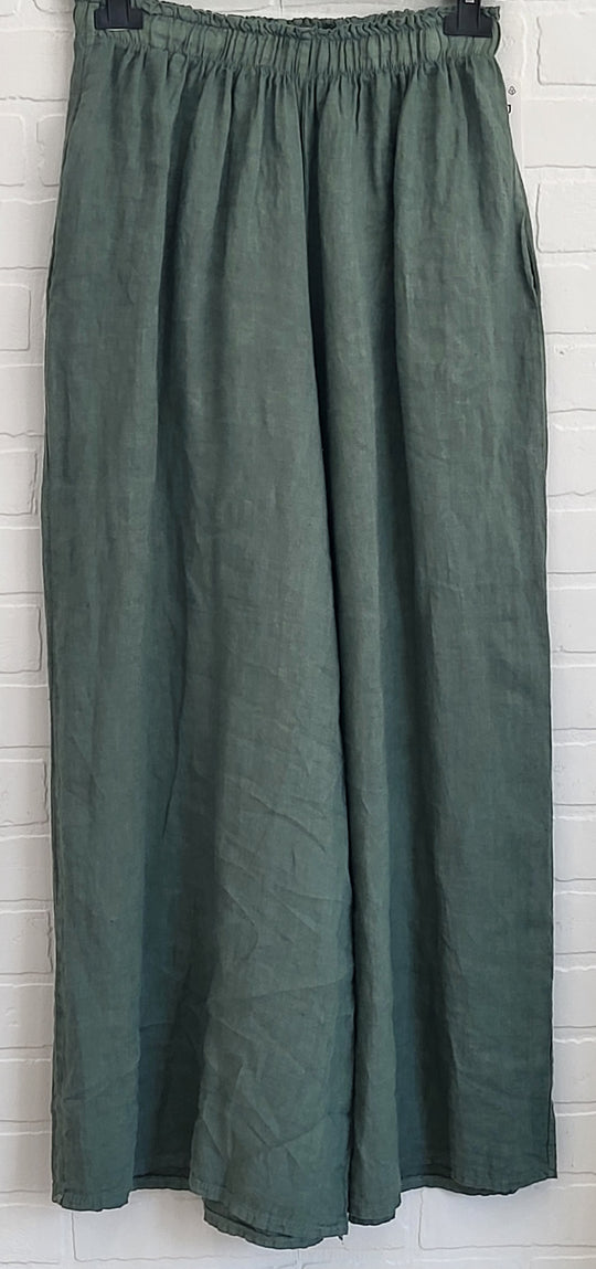 Lux Luna  Linen Palazzo Pants (30%OFF)