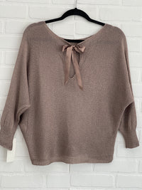 Olivia Knit Top With Bow Detail (Back in Stock)