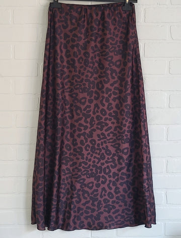 Leopard print skirt