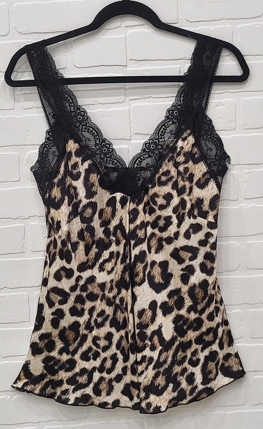 Leopard Sleevless Top