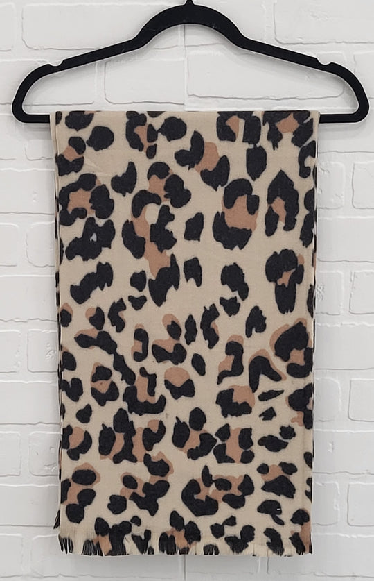 Animal print scarf