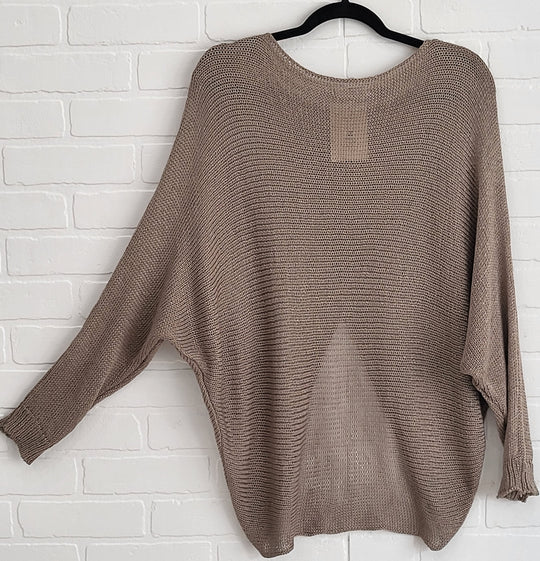 Bianca Front-Open Knit Top