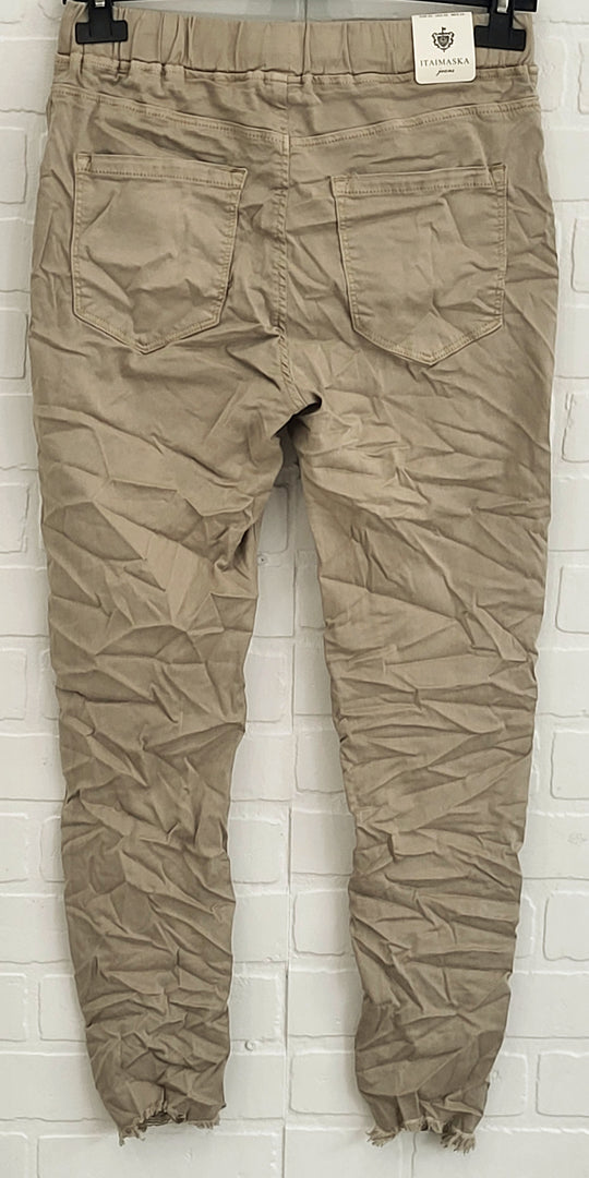 Itaimaska Raw Hem Joggers
