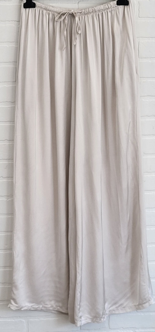 Satin Palazzo Trousers