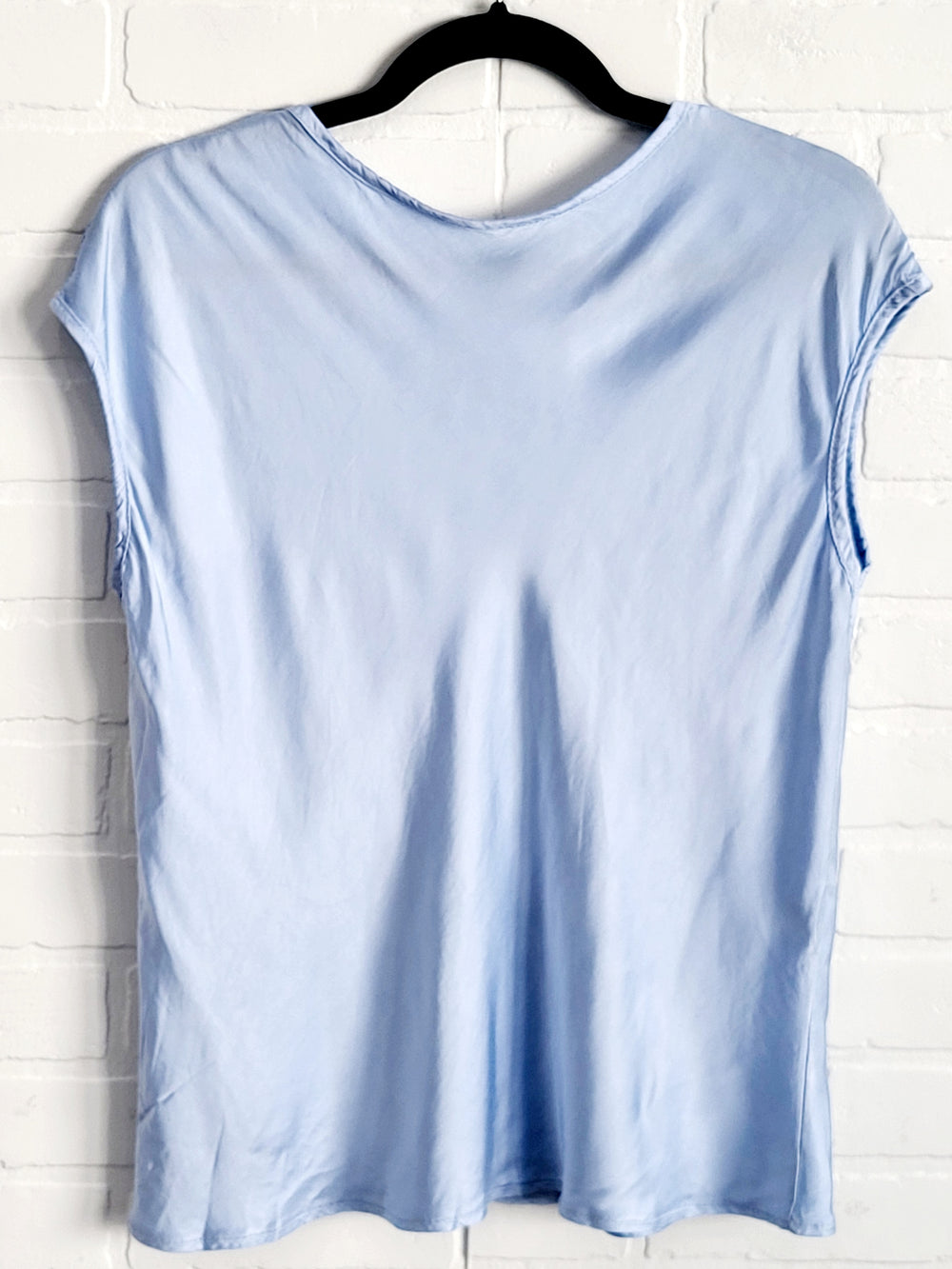 Belle Satin Cap Sleeve Top