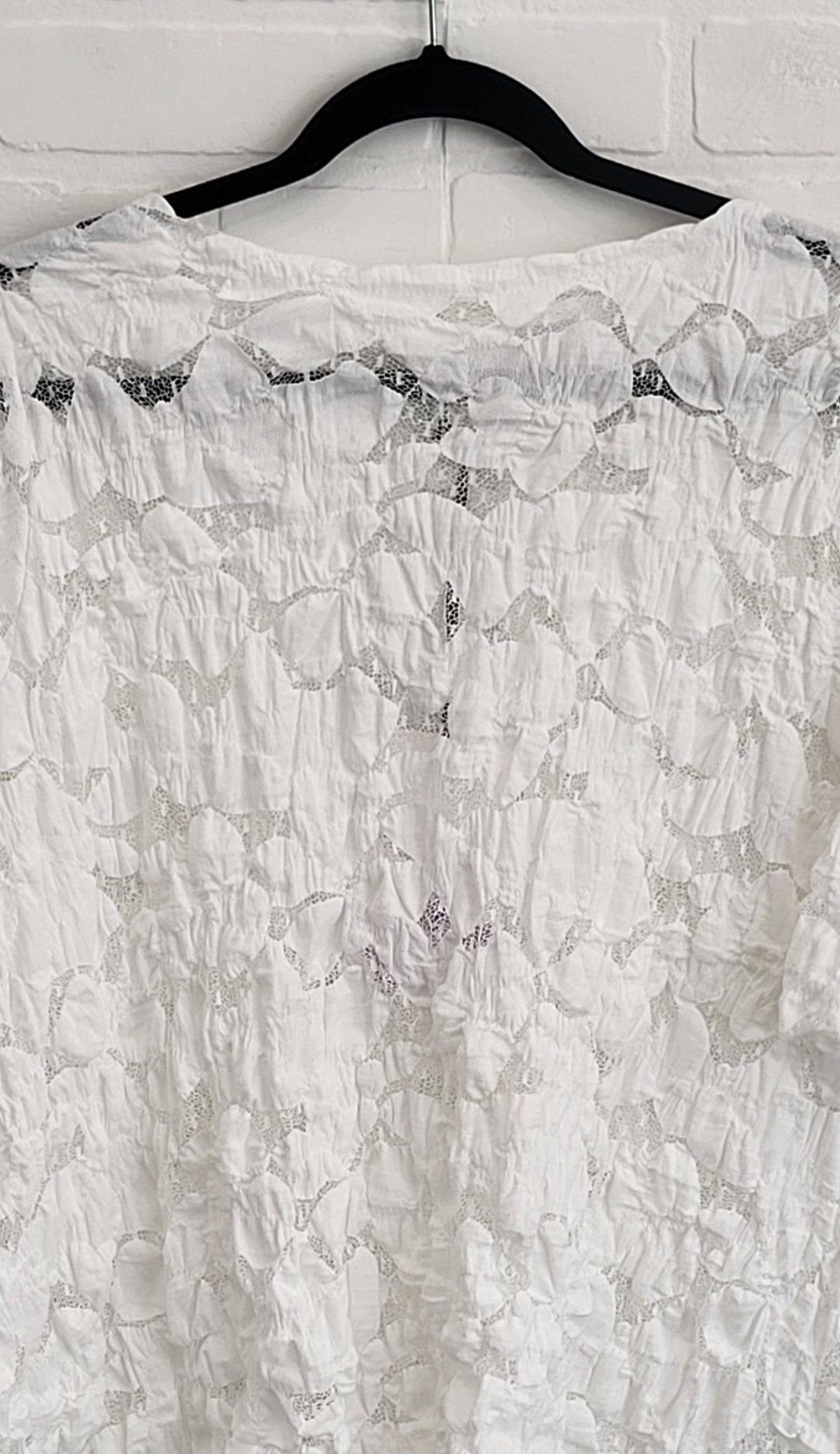 Dolce Textured Lace Detail Top