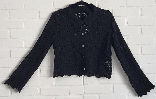 Lili Boho Crochet Shirt