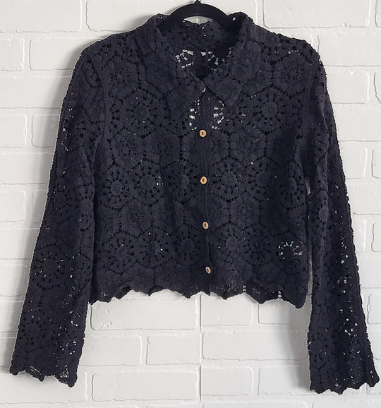 Lili Boho Crochet Shirt