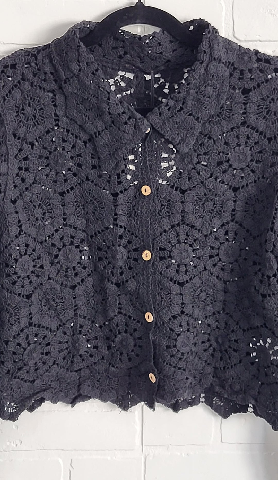 Lili Boho Crochet Shirt