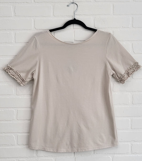 Ruffle Sleeve Tee