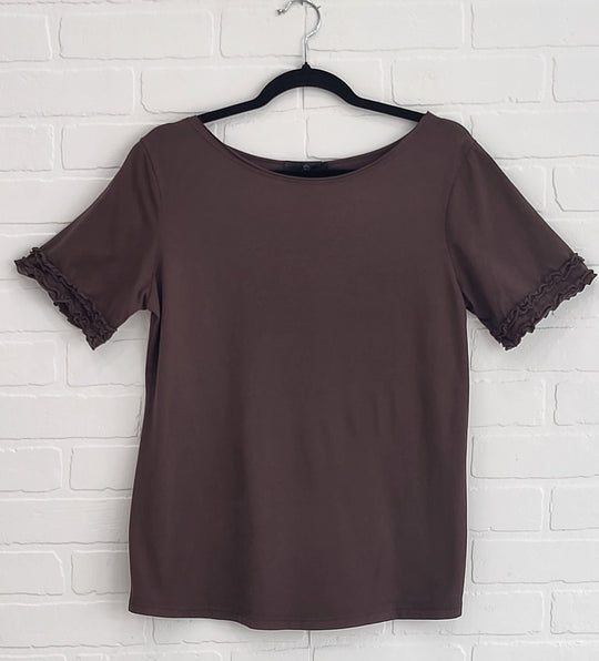Ruffle Sleeve Tee