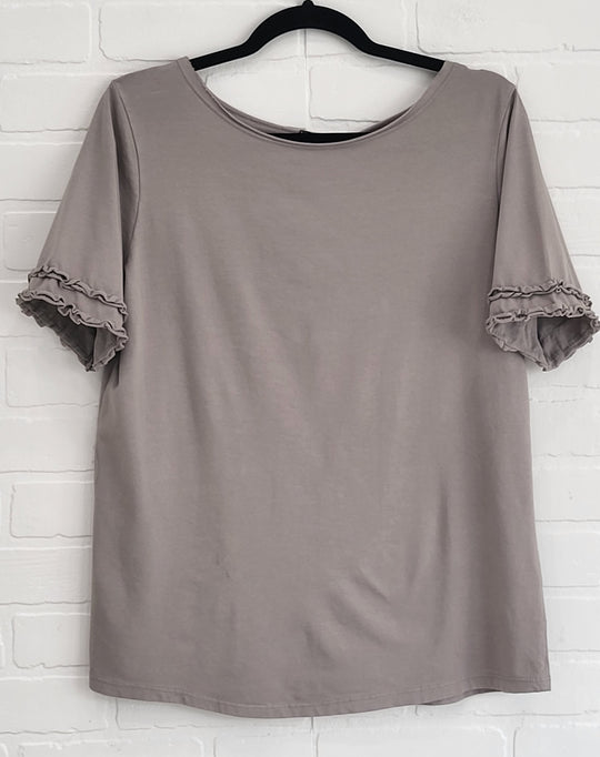 Ruffle Sleeve Tee