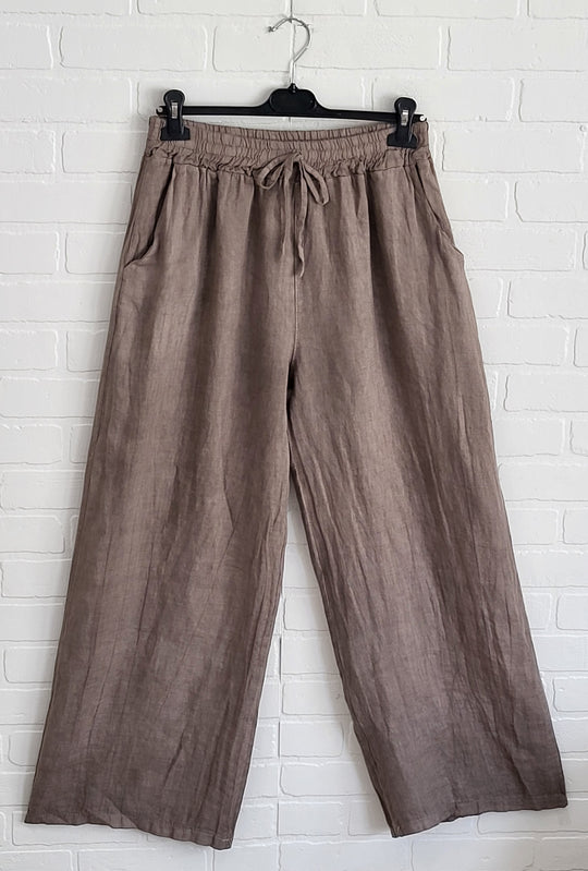 Linen Wide Leg Pants
