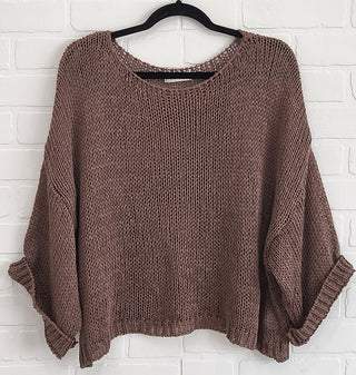 Bianca Boat-Neck Knit Top
