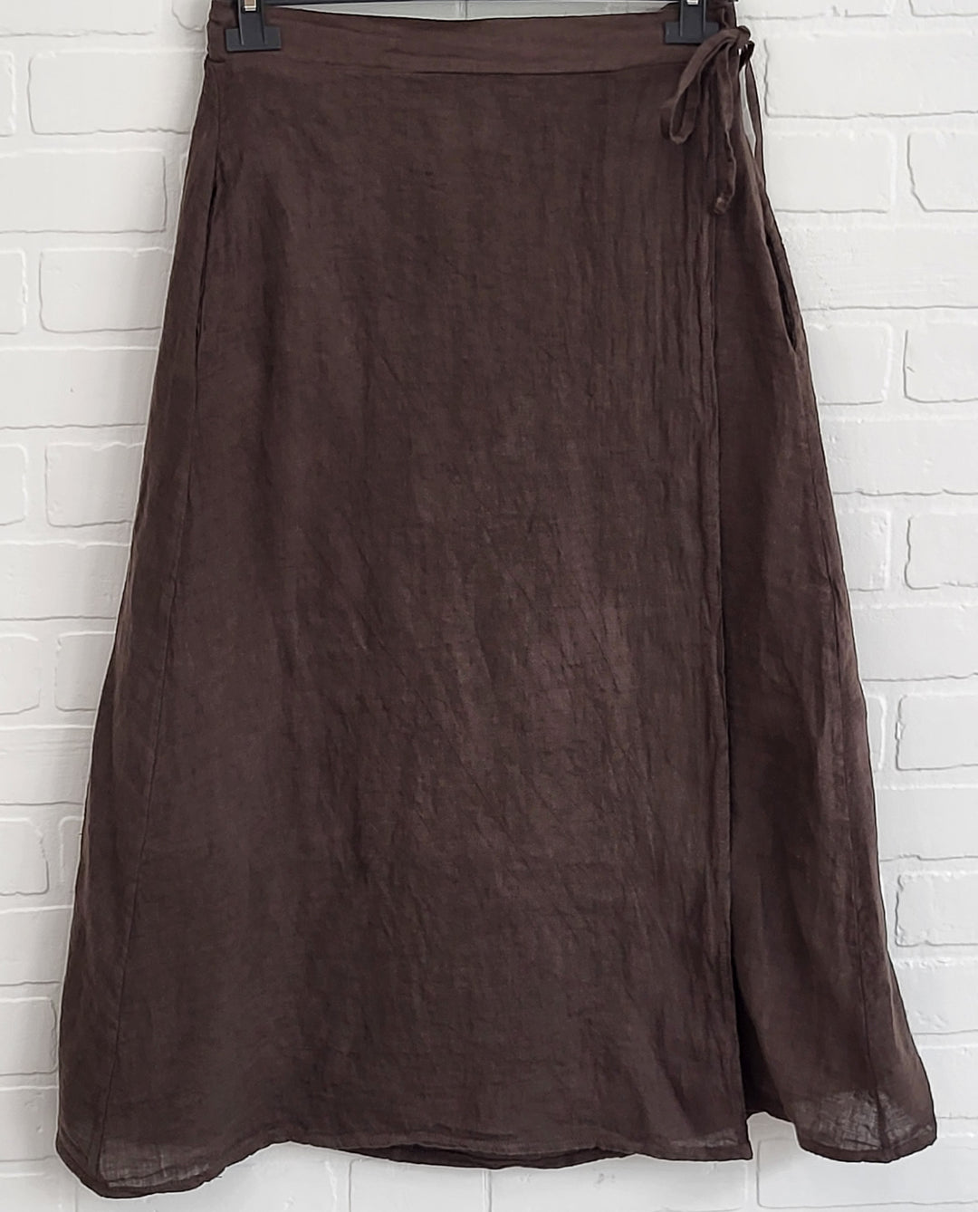 Wrap Linen Skirt
