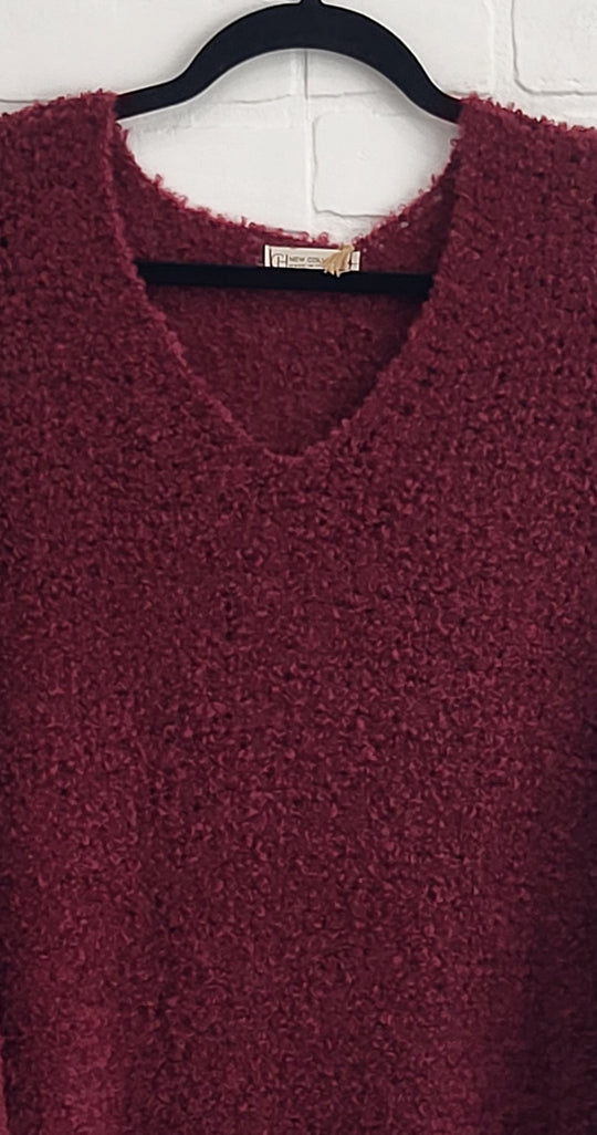Cozy  Charisma V- Neck Sweater