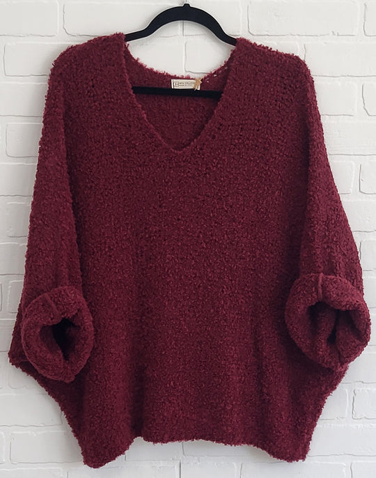 Cozy  Charisma V- Neck Sweater