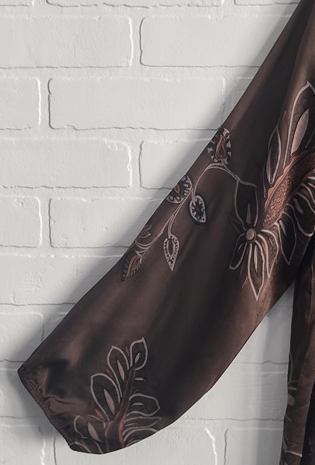 Satin Raffle Blouse