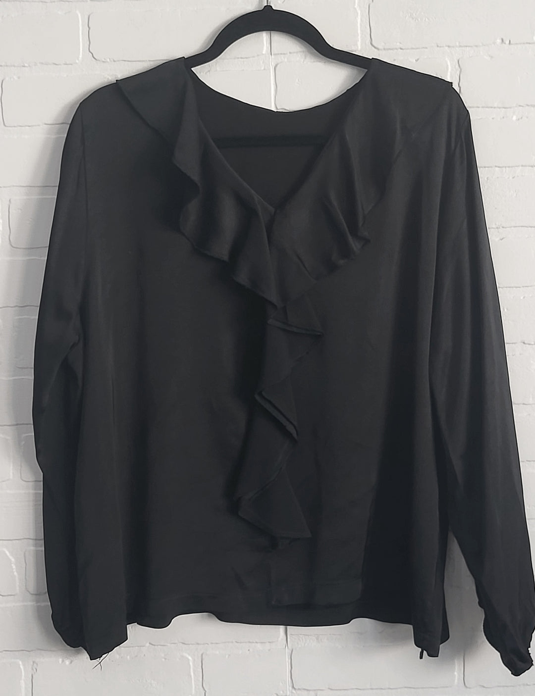 Satin Raffle Blouse