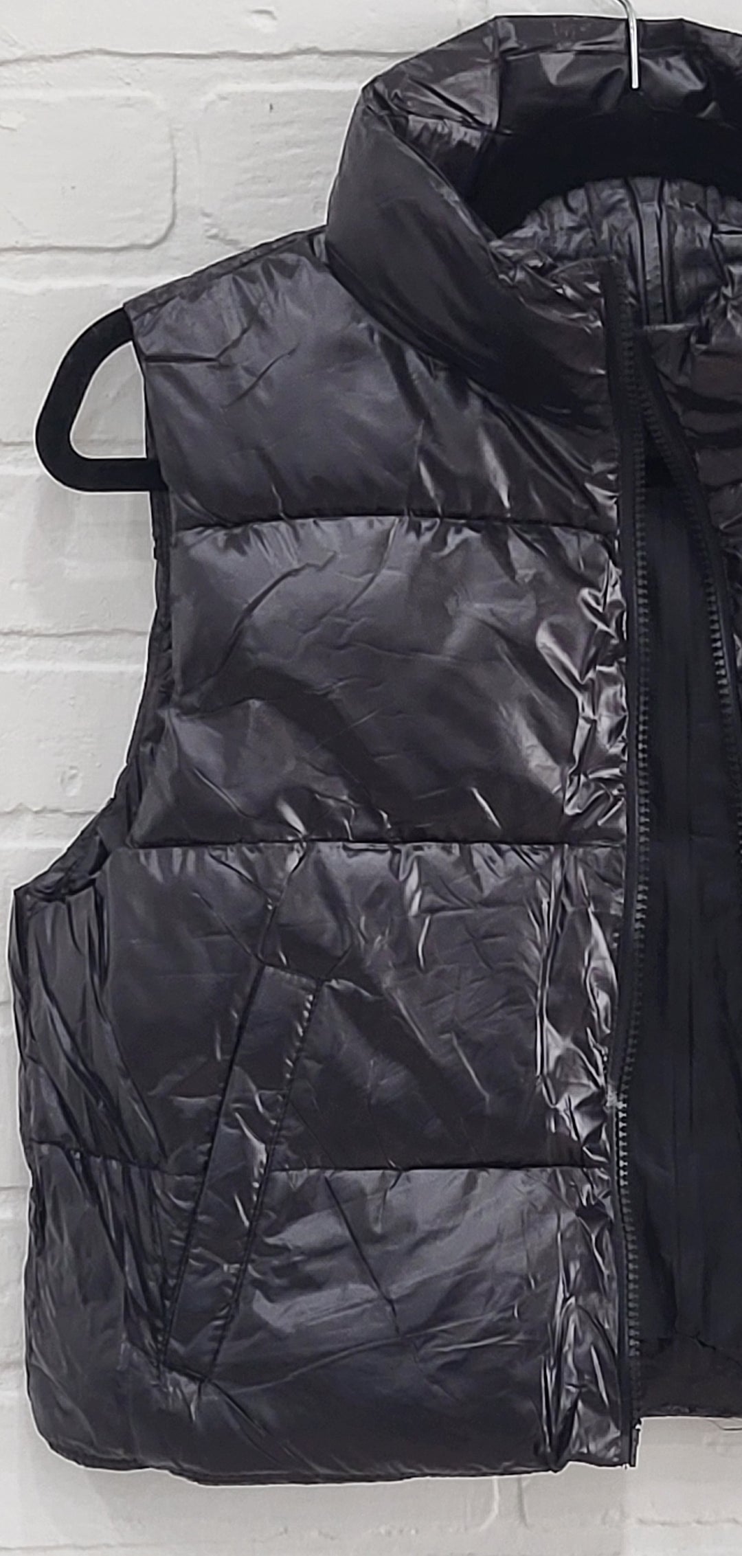 Cropped Puffer Vest Light Weight