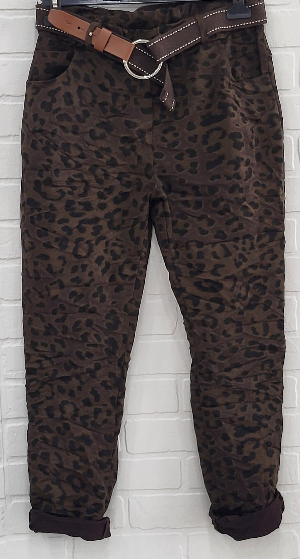 Animal Print Joggers