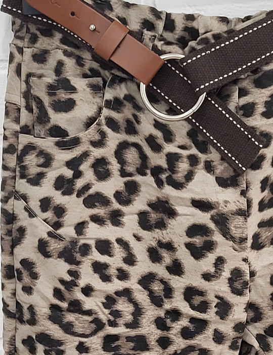 Animal Print Joggers