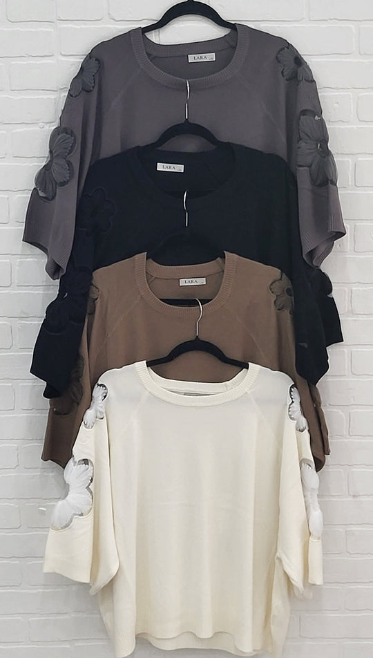 Daisy Sleeve Knit Top