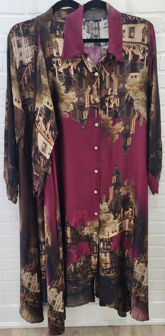 Autumn Townscape Dress