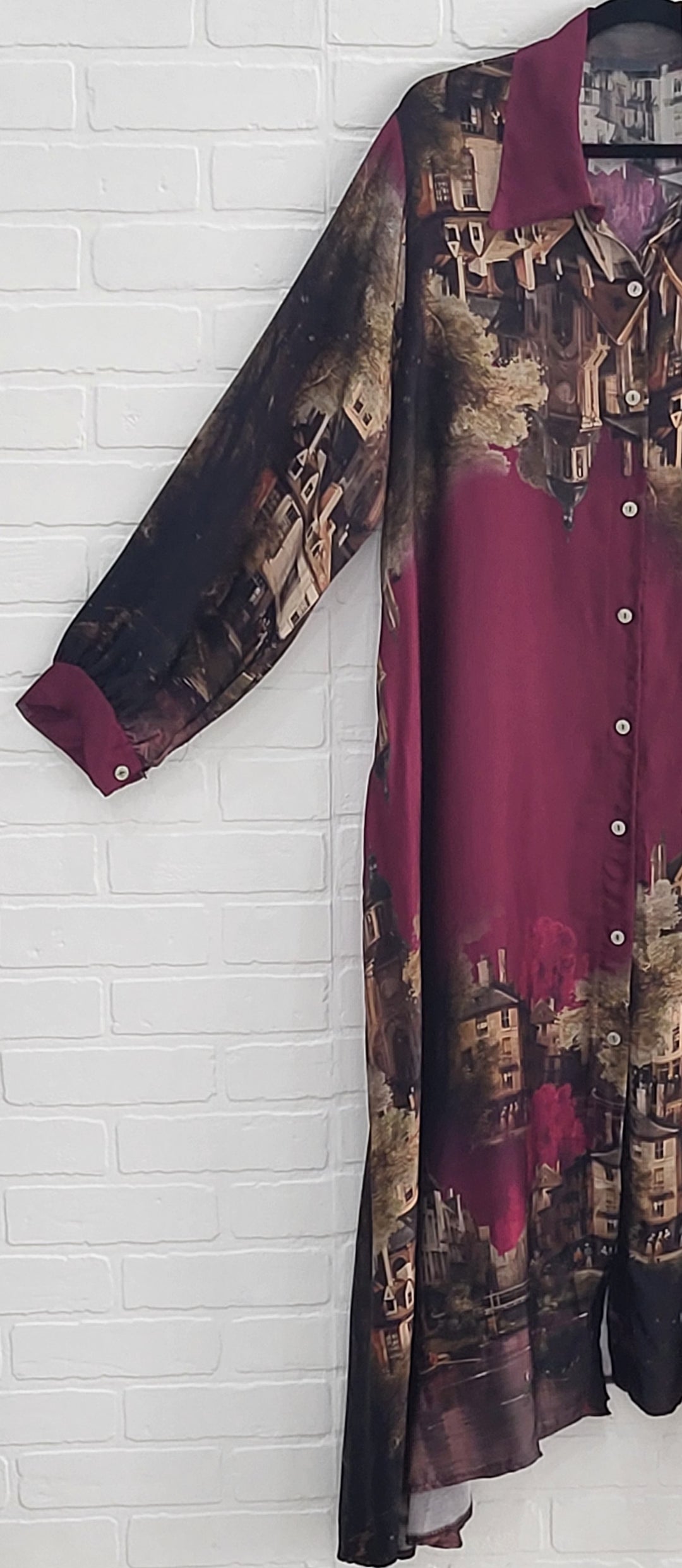 Autumn Townscape Dress