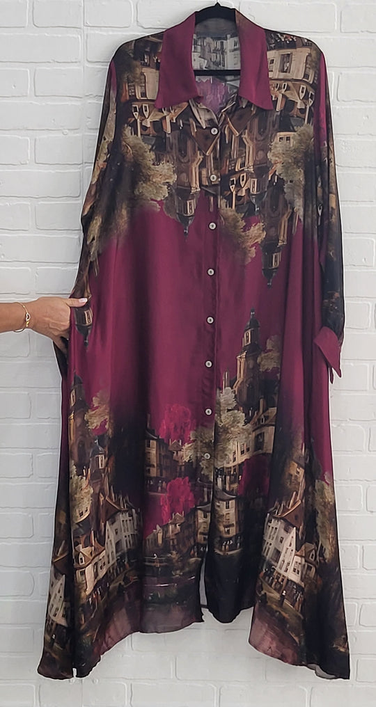 Autumn Townscape Dress