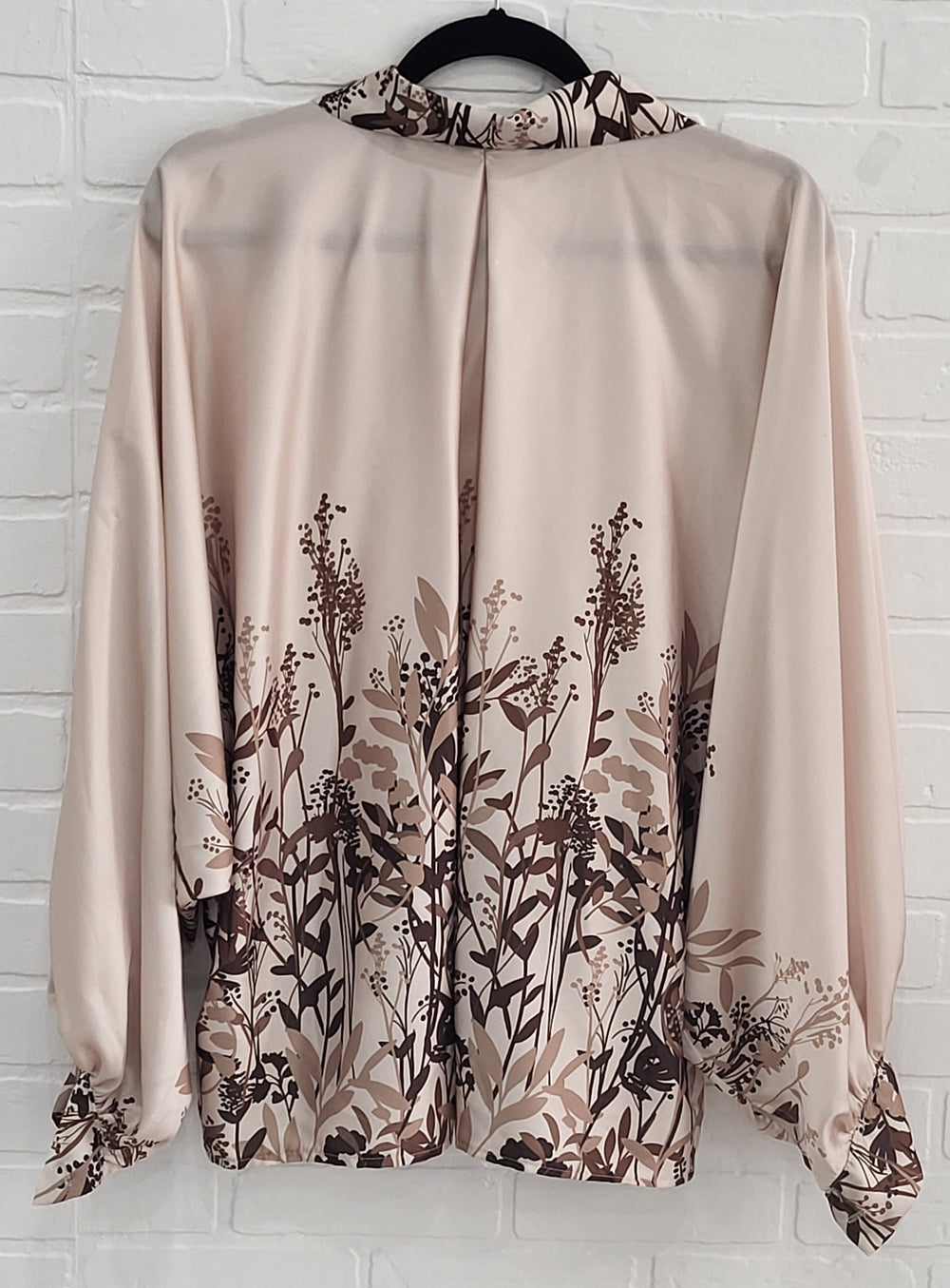 Botanical Satin Blouse