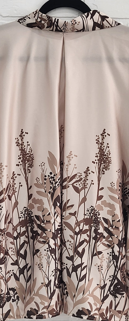 Botanical Satin Blouse