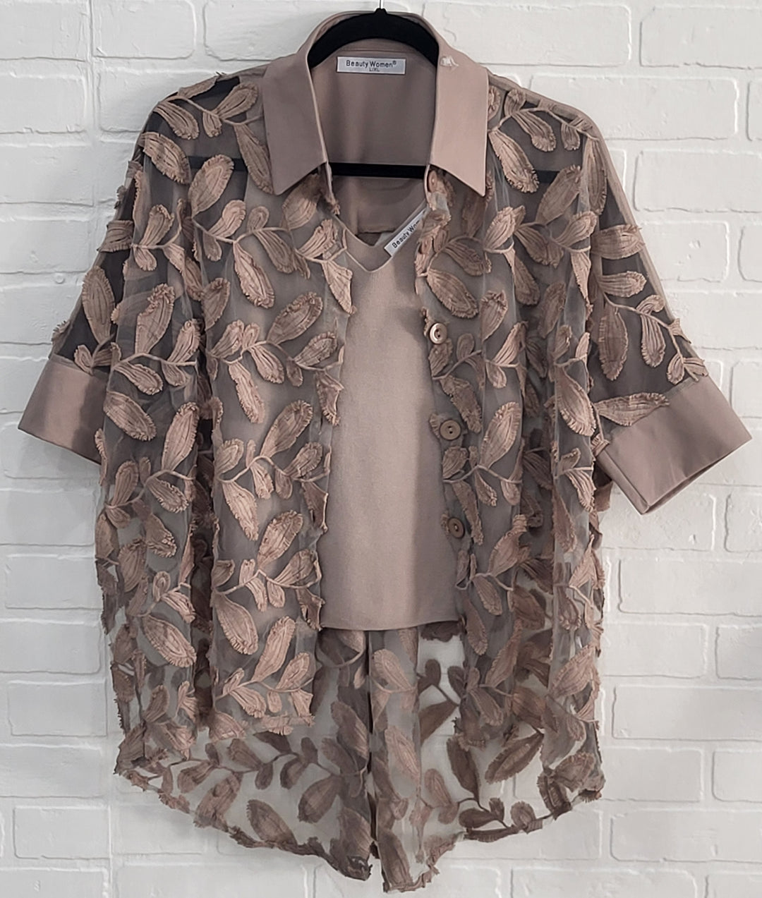 Beauty Women Lace 2 piece Set